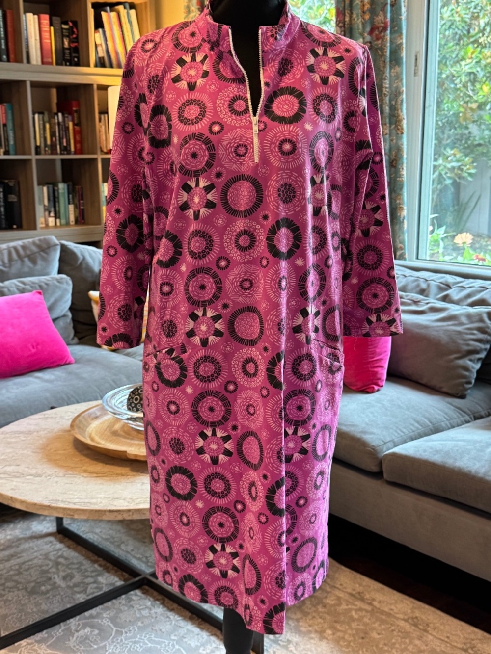 Katherine Way Pink coastal flower dress
